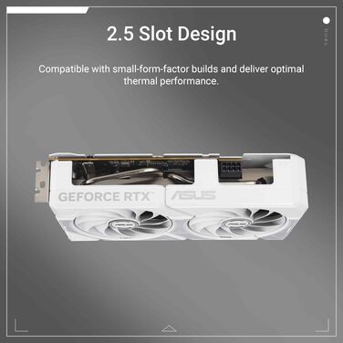 Ігрова відеокарта ASUS TUF Gaming GeForce RTX 5060 OC Edition 8GB GDDR7, біла, PCIe 5.0, DLSS 4