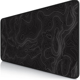 Килимок для миші ігровий XXL 900x400 мм з художнім контуром, водонепроникний, антиковзкий для ПК, MacBook, ноутбука. Підвищує точність та швидкість