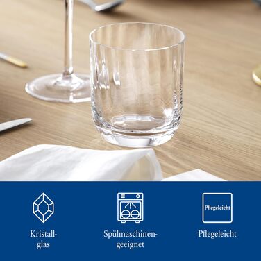 Villeroy & Boch Rose Garden: келих для шампанського, набір 4 шт., 120 мл, кришталеве скло (прозорий)