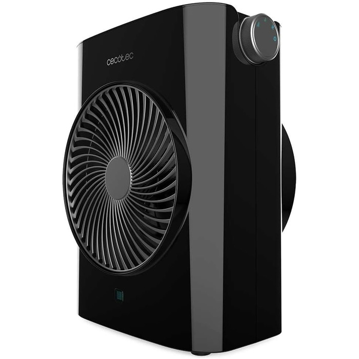 Теплова гармата Cecotec ReadyWarm 2070 Max Force, 2000 Вт, 3 режими роботи (охолодження/тепло/жар), вертикальна, чорна