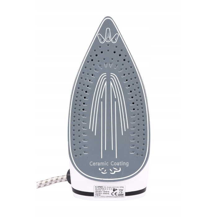 Дорожня праска 1100 Вт, складана, з керамічною підошвою та 3 режимами прасування