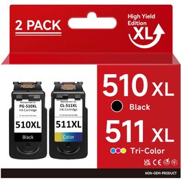 Картриджі Canon PG-510 та CL-511 XL (Multipack) — сумісні чорнильні картриджі для Canon Pixma MP230, MP280, MP495, MP270, MX360, MX420, iP2700, MP250
