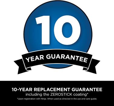 Сковорода Ninja ZEROSTICK CW50030UK Classic 30 см, антипригарне покриття, індукційна, до 180°C, чорна