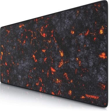 Килимок для миші TITANWOLF Lava 900x400 мм - XXL, великий, покращена точність та швидкість