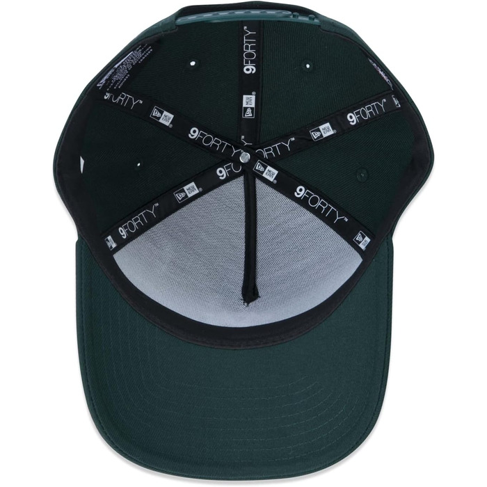 Кепка New Era MLB з регульованим розміром, бежева, логотип команди, модель 9Forty, колір Forest Green