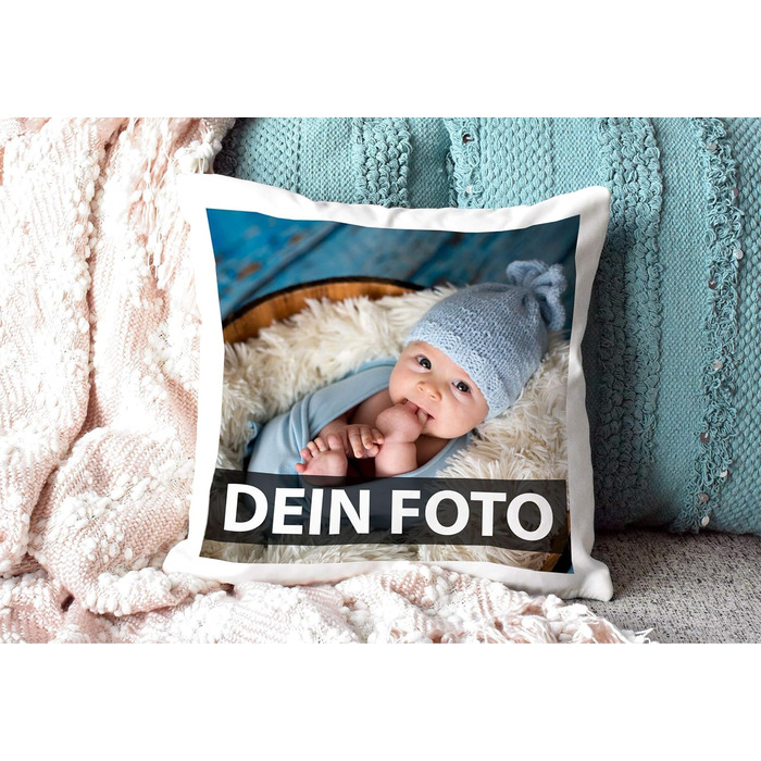 Подушка з фото на замовлення Print Royal 40x40 см, поліестер, м'яка, персоналізований подарунок