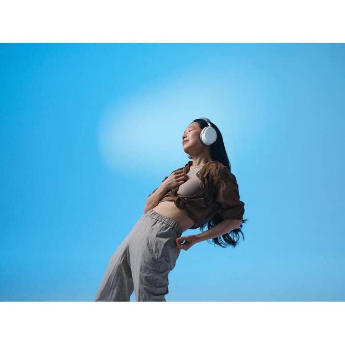 Навушники бездротові Sennheiser Momentum 4 Wireless White з шумозаглушенням Bluetooth, 60 год автономності, складані