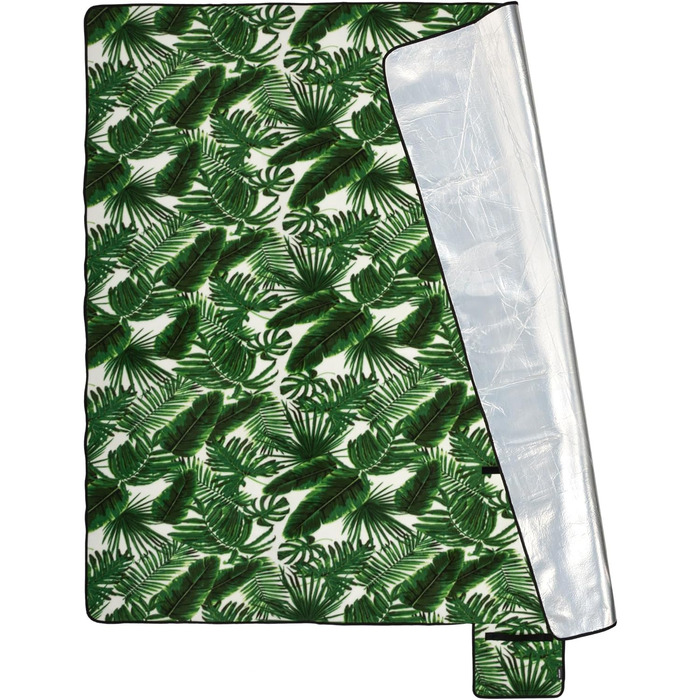 Плед для пікніка Meteor XXL водонепроникний, термоізольований (175x200 см, листя)