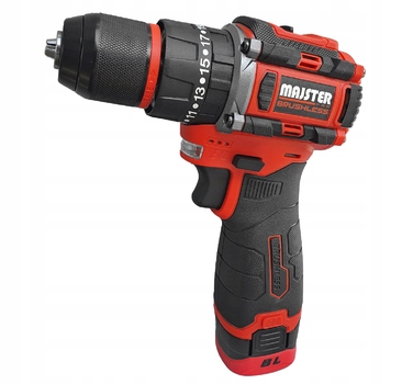 Акумуляторний безщітковий ударний дриль-шурупокрут Majster Pro MP0436