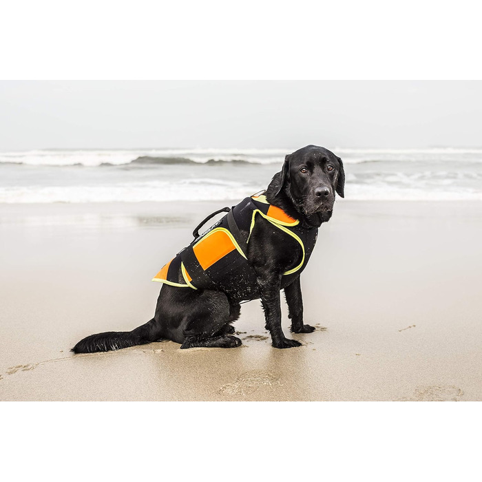 Жилет для собак Julius-K9 IDC 3в1, чорний та неоновий, розмір L (1 шт.)