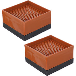 Підставки-підйомники для ніжок ліжка та меблів, 2 шт., 8.5x8.5x5 см, підвищення висоти, накладки для підлоги, аксесуари для столу та письмового столу