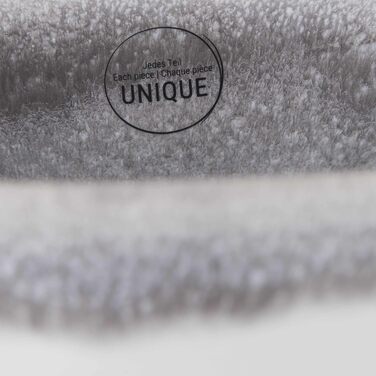 Набір посуду BUTLERS Atlantis 12 предметів з каменю (тарілки та миски) | Сірий посуд для 4 осіб | Мікрохвильова та посудомийна машини | Boho-стиль