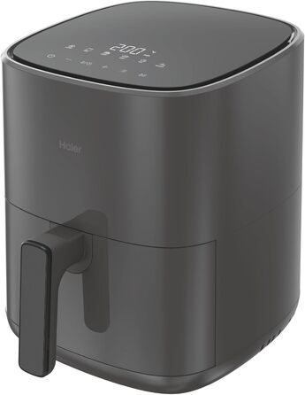 Фритюрниця Haier з LED-дисплеєм, 6 програм, 5л, 1500W, без олії, для 4 осіб, HAF5P