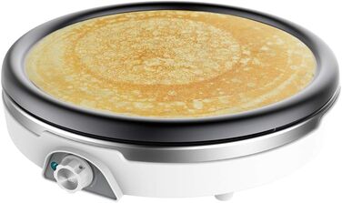 Електрична млинниця Cecotec Crepe Fun CrepeStone Twin 1200 Вт, антипригарна екоплита з реверсивною пластиною для млинців або 4 міні-млинців