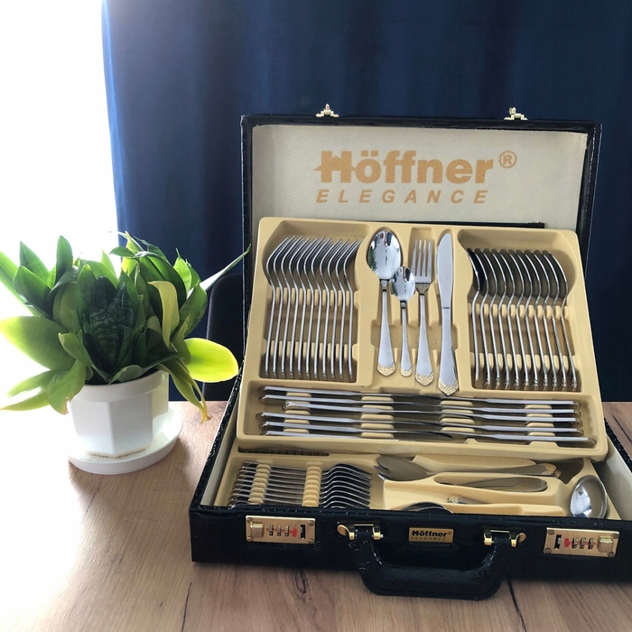 Набір столових приборів Hoffner, глянцеві, 72 предмети