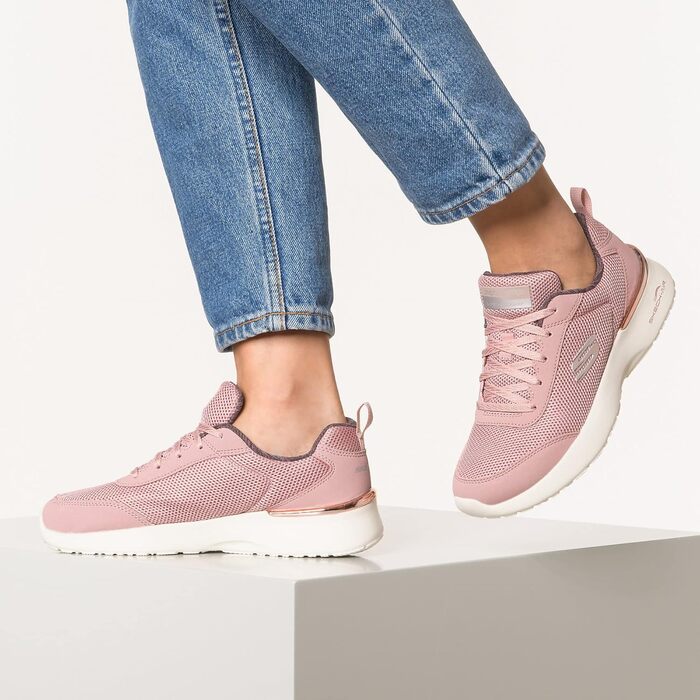 Кросівки Skechers Skech-air Dynamight Fast Brake для жінок, 39 EU, Маув (Mesh, Off White)
