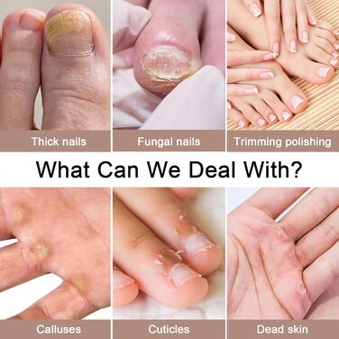 Електричний набір для манікюру та педикюру 13 в 1 Kabellos з підсвічуванням, 25000 об/хв, з пилозбірником, для дому, золото