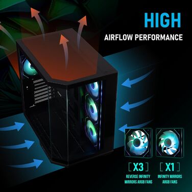 Корпус ПК BitFenix CETO Premium Edition Mid Tower (T10 Black)