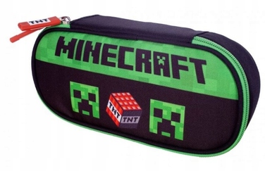 Шкільний багатофункціональний рюкзак Minecraft Astra, чорний з зеленим, 27 л
