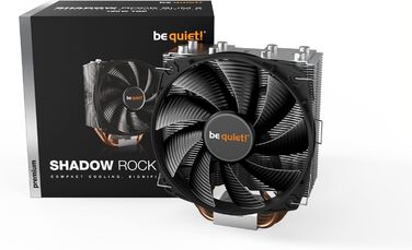be quiet! Shadow Rock Slim 2: Кулер для CPU, 160W TDP, 135mm вентилятор, HDT, 4x Heatpipe, Slim Design