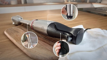 Погружний блендер Bosch ErgoMaster MSM6M810 1200 Вт з мірним стаканом