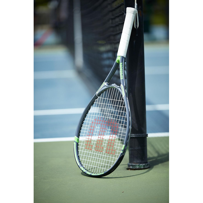Тенісний ракеточний прилад Wilson Tour Slam для дорослих. Розмір ручки 3 - 4 3/8', зелений/чорний