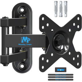 Кріплення для монітора Mounting Dream MD2463-03: настінна штанга, поворотний, нахильний, VESA 100x100, до 15 кг, 10-26 дюймів