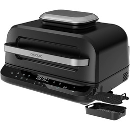 Аерофритюрниця Cecotec Cecofry FireDome 6000 6 л без олії, 2400 Вт, 6 режимів, 4 рівні гриля, термостат, сенсор температури, аксесуари