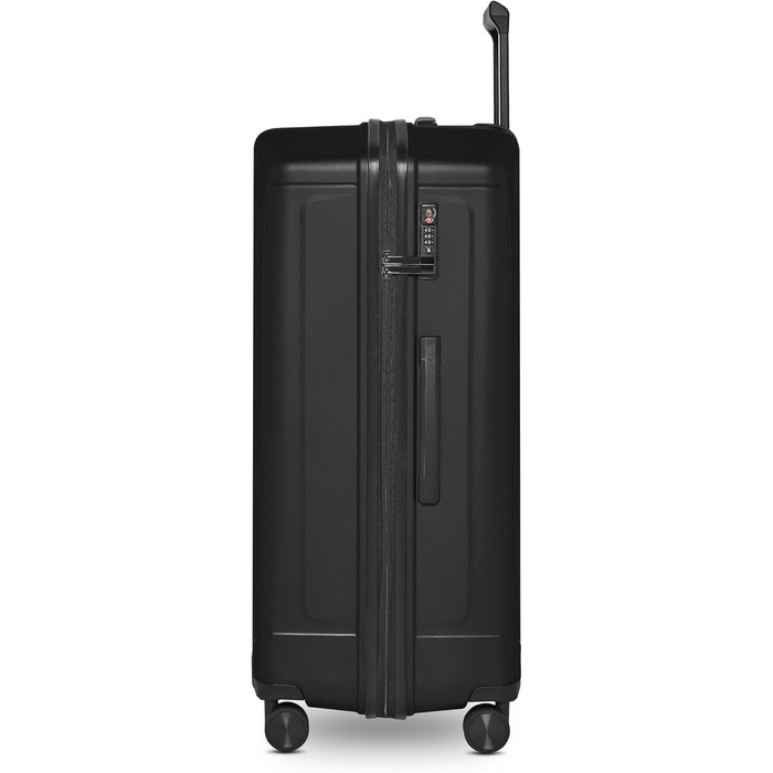 Чемодан Smartbox Hartschalen Check-in L (75 см) з поліпропілену, 4 колеса, TSA-замок, чорний металік