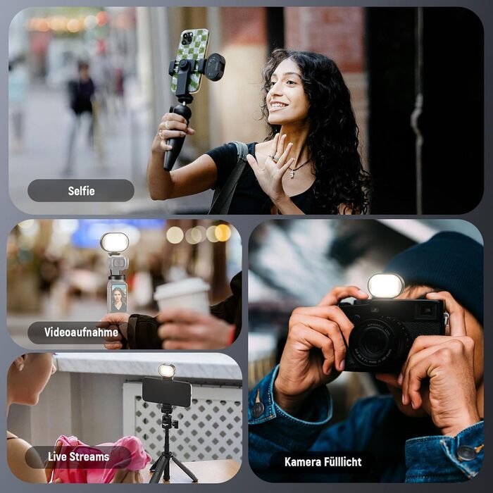 NEEWER RGB LED панель для відеозйомки, 8W, 2700K–7500K, портативна, з регулюванням кольору, CRI 97, 4000mAh, металева, для DSLR, стрімінгу, відеозйомки