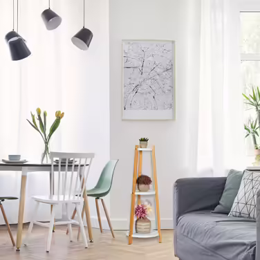 Relaxdays Plant Stand with 3 Shelves