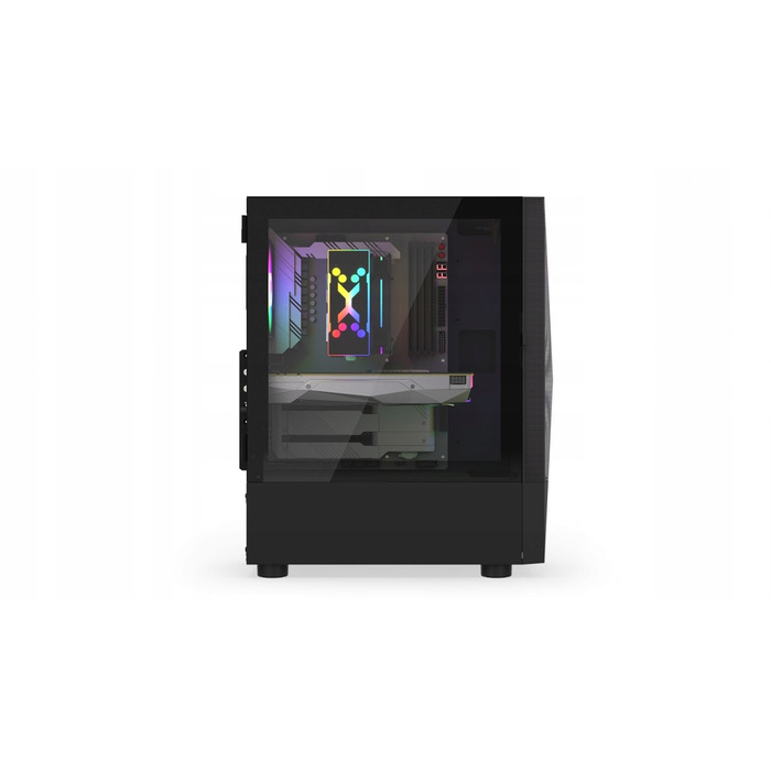 Корпус Krux Vako RGB Midi Tower, чорний
