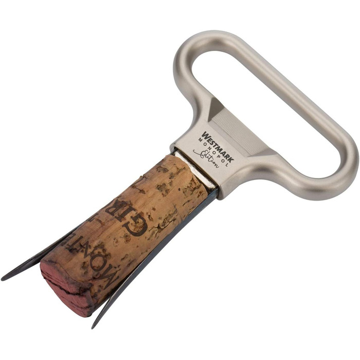 Набір для вина Westmark Wein-Set 6 предметів: штопор Ah-So, 5 лійків Safety, сталь/цинк/PET, срібно-чорний, 628533E6