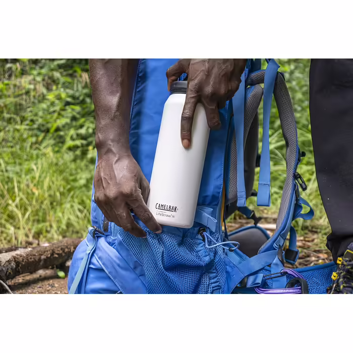 CAMELBAK Unisex - Adult Eddy+ Lifestraw Vss 1L Water Bottle, Black, One Size