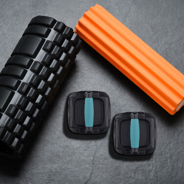 Relaxdays Push-up Grips with Rollers, 2-Piece Set