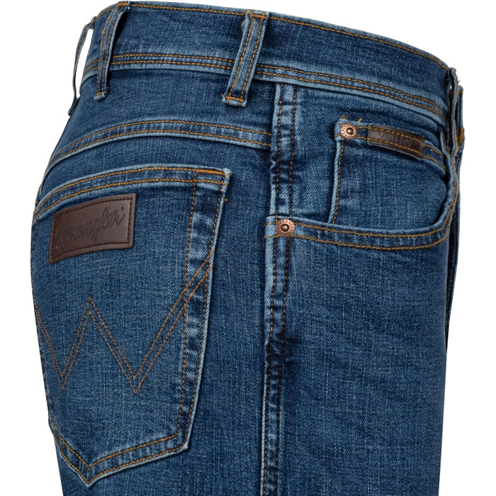 Джинси чоловічі Wrangler Texas Stretch Regular Fit Authentic Straight (чорний, синій, сірий) - широкий вибір розмірів