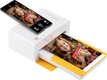 Фотодрук Kodak Dock Plus 4PASS: портативний принтер для фото 10x15 см + 10 аркушів жовтого паперу