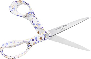Дизайнерські універсальні ножиці Fiskars x Iittala для правші, 21 см, нержавіюча сталь, у синій подарунковій коробці