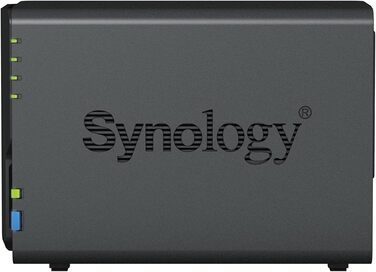 Synology DS223 - 2-Bay NAS сервер, 8TB, Чорний