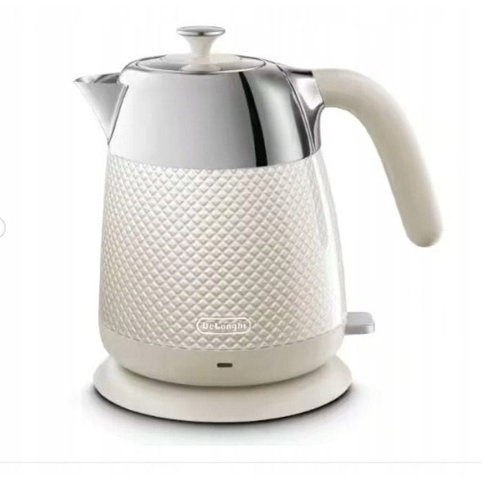 Електричний чайник De'Longhi Luminosa KLB2001.W 2000 Вт, Twill White