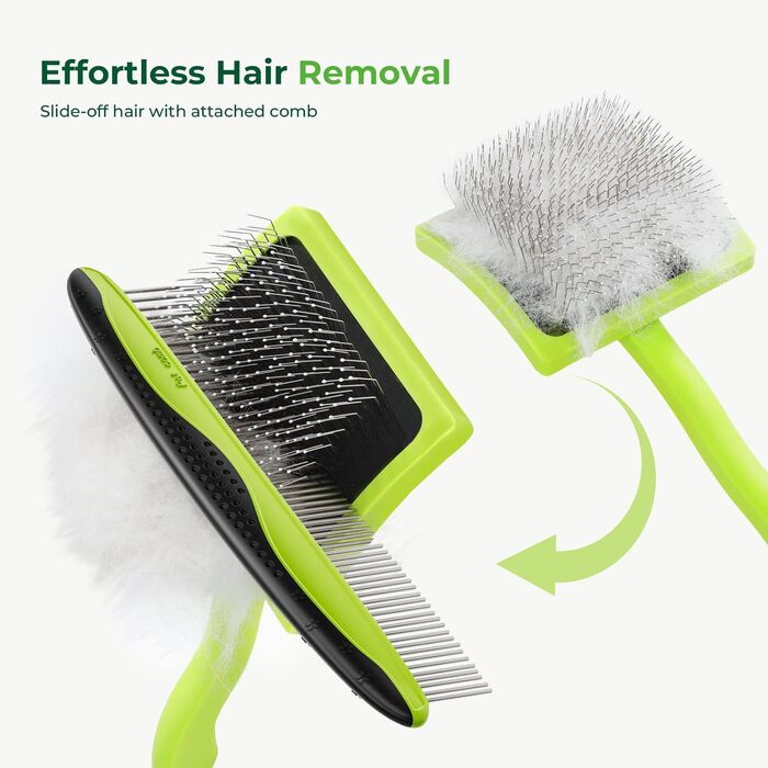 Пекют Лiкер Бюртє Профi: щiтка для собак, видаляє підшерстя, ковтуни. Ідеально для пуделів, тедi, кокапу. (25 мм, 15 мм)