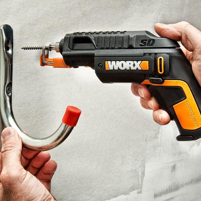 WORX WX121 акумуляторний ударний дриль-шуруповерт 12V – потужний безщітковий набір – 2-швидкісна коробка передач до 38Nm – легкий та компактний – холостий хід 0-450/0-1700 об/хв – з акумулятором, зарядним пристроєм та кейсом (з можливістю заміни патрона)
