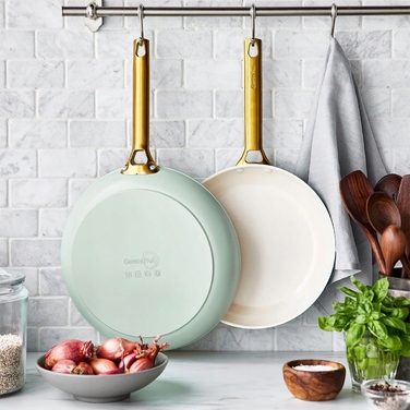Набір сковорідок GreenPan (20 см та 26 см), антипригарне покриття, для індукційних та газових плит