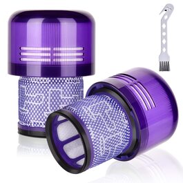 Фільтр HEPA для пилососа Dyson V11 Torque Drive Animal V15 Detect (комплект 2 шт.) - мийний, змінний фільтр #DY-970013-02
