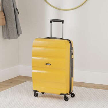 Чемодан American Tourister Bon Air Spinner S, 55 см, 31.5 л, червоний (світло-жовтий, M (66 см-57.5 л))