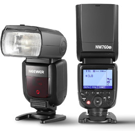 NEEWER NW760-S TTL спалах Blitz Speedlite для камер Sony DSLR, 76Ws GN60, 2.4G, 1/8000s HSS, TCM, 230 спахів, 0.1-2.7s