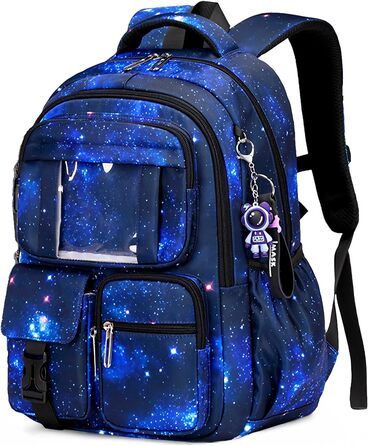 Шкільний рюкзак для хлопчика, дихаючий, 1-5 клас, для початкової та середньої школи, темно-синій