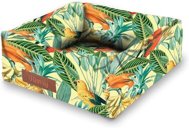 Крісло-ліжко для собак у машину Petsen з іменем, корзина для собак маленьких порід, автоліжко для собак, автокорзина для собак, ліжко для собак (також підходить для птахів)