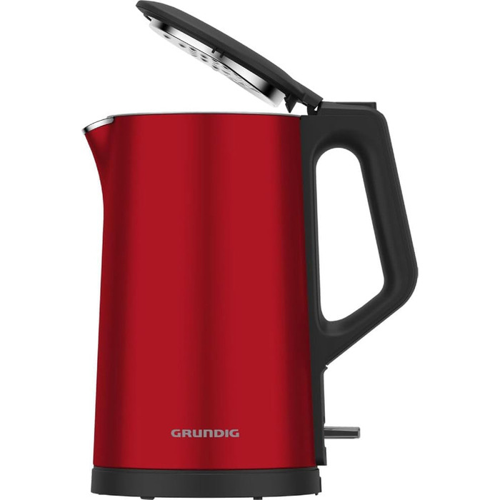 Електричний чайник Grundig WK 8340 з нержавіючої сталі, 1.7 л, прихований нагрівальний елемент, індикатор рівня води, колір Rose Gold (2024)