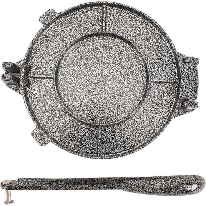 Пресс для тортилій Fockety, 16 см, з алюмінієвого сплаву, для приготування млинців, роті, тако, прес для тіста для дому